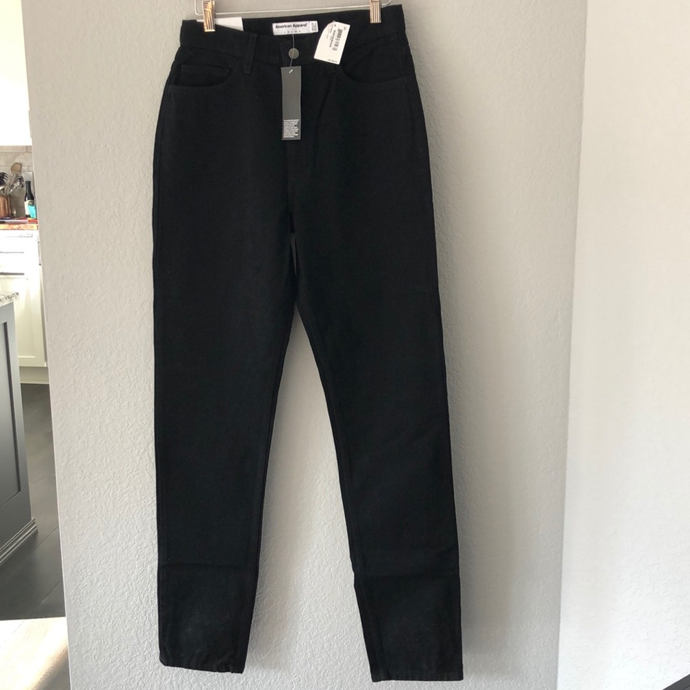 American Apparel Black jeans.
